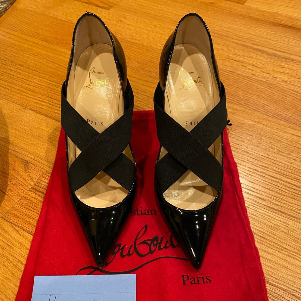 Christian Louboutin cross cross pumps